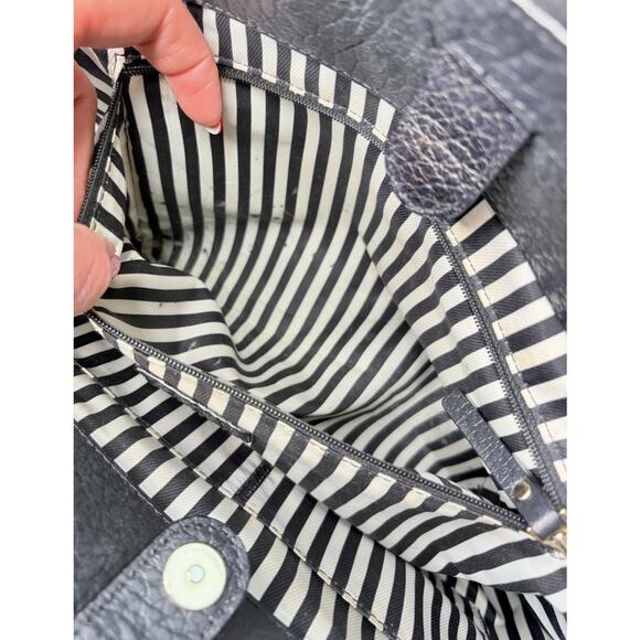 Kate Spade Southport Avenue Lydia Black Leather Large Satchel Shoulder Bag Purse - Picture 10 of 14